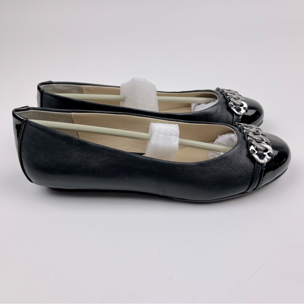 Adrienne Vittadini Soft Napa Leather Flat Black